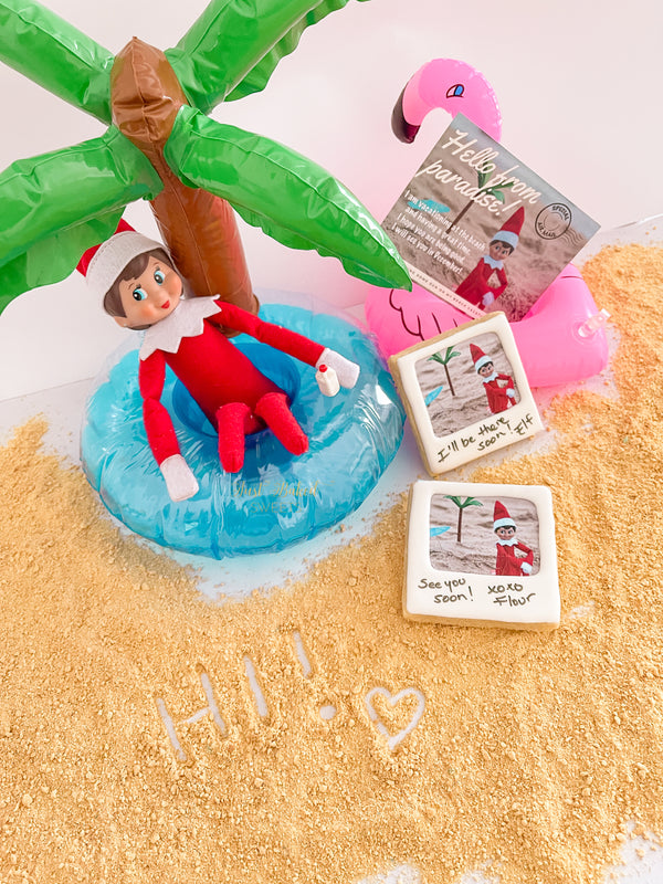 I'll Be There Soon Elf Cookie