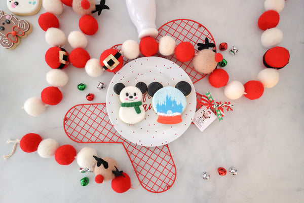 Mickey Snowglobe and Snowman