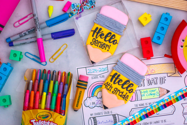 Chubby Personalized Pencil Cookie