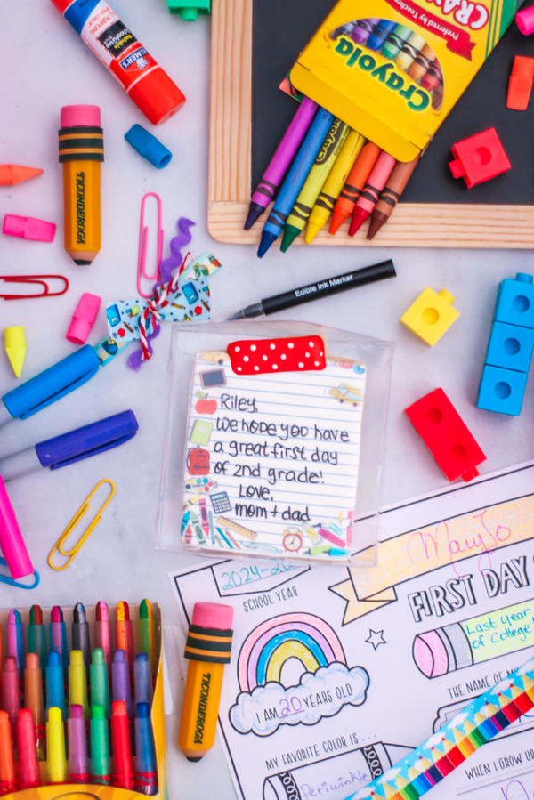 Back to School Note Cookie