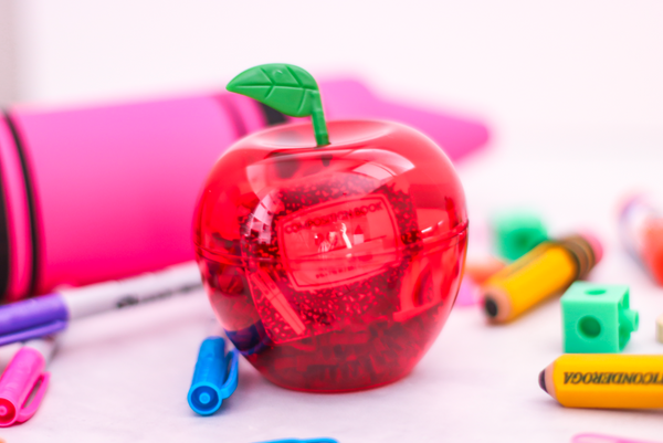 Mini Back-to-School Cookie Set in Apple-Shaped Container