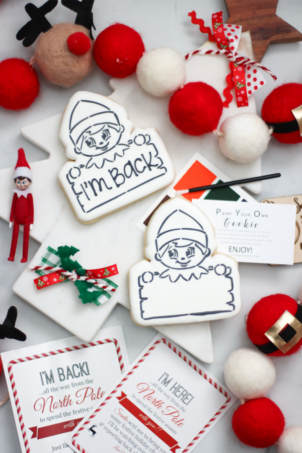 Elf Paint Your Own Cookie