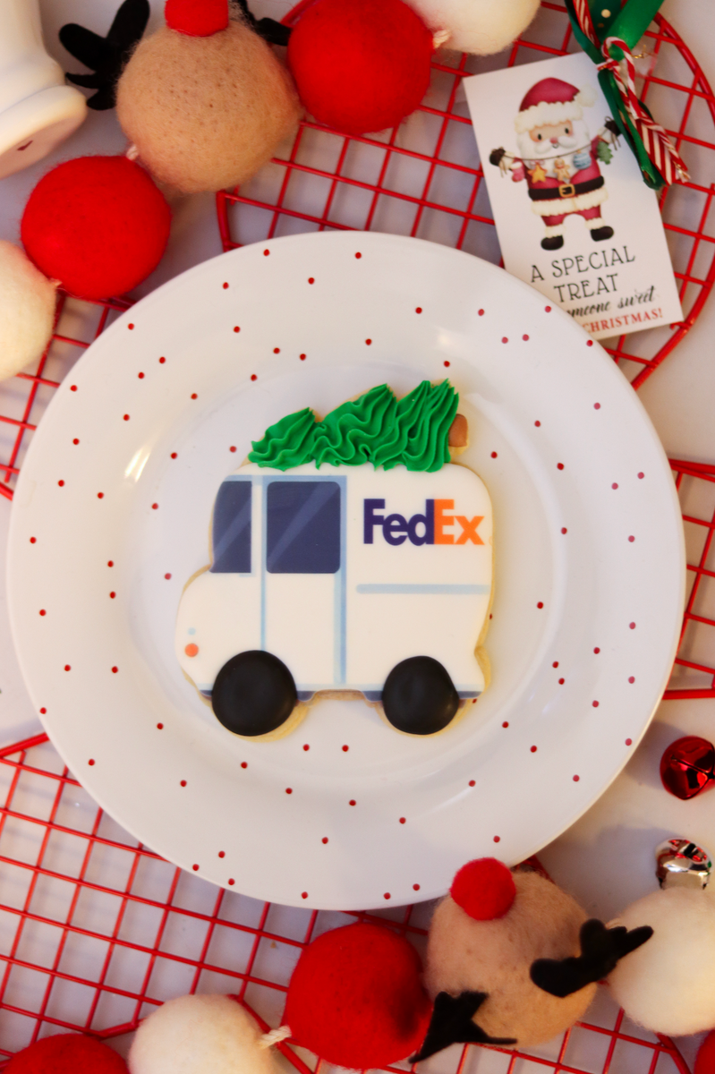 FedEx Truck Cookie – Just Baked Sweets