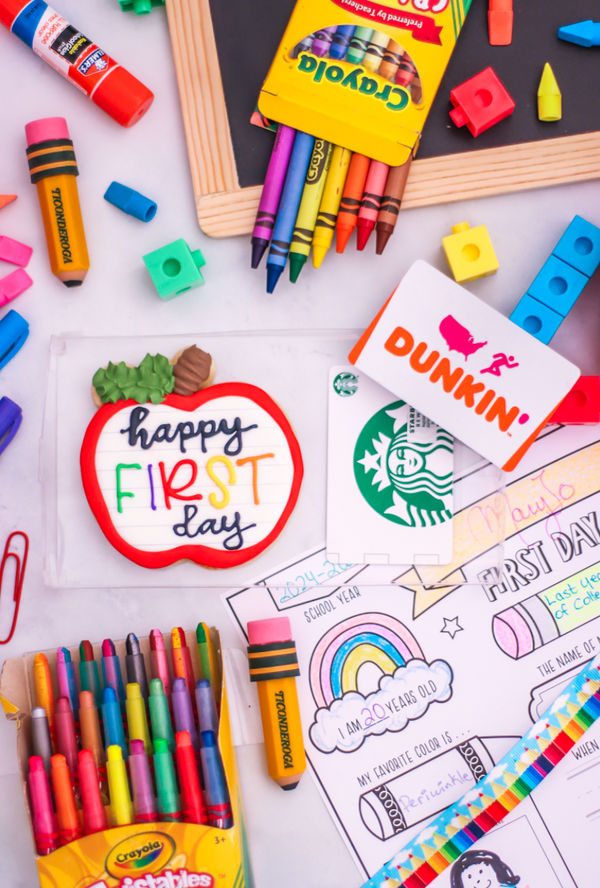 Happy First Day Apple Cookie