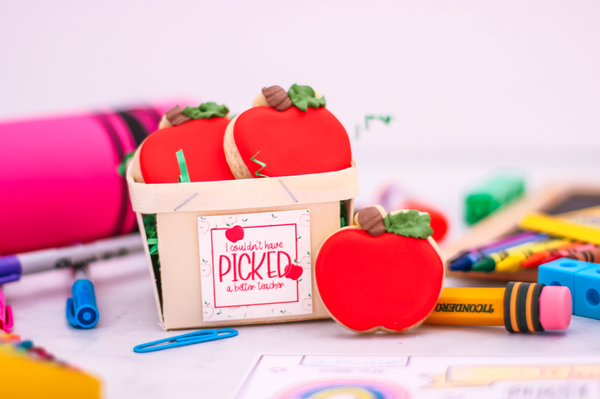Mini Apple Cookies Basket
